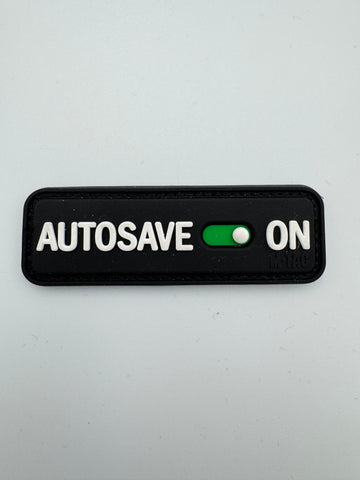 Autosave On PVC Morale Patch - Tactical Outfitters