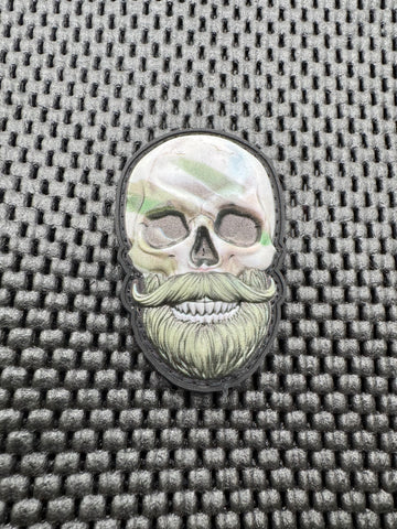 Bearded Skull PVC Morale Patch - Tactical Outfitters