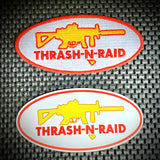 Thrash-N-Raid Morale Patch and Sticker Set - Tactical Outfitters