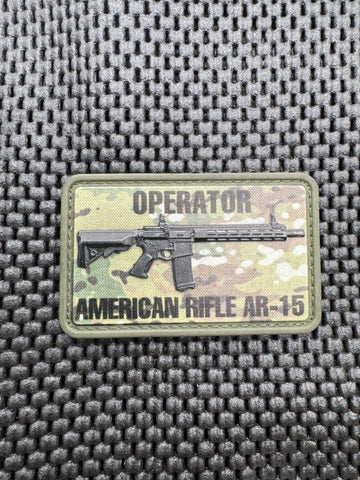 American Rifle PVC Morale Patch - Tactical Outfitters