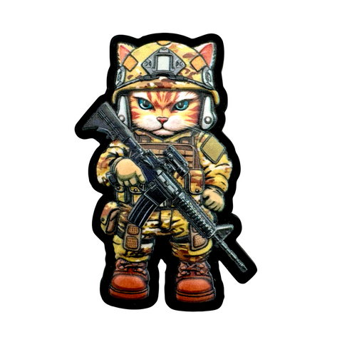 Tactical Tabby PVC Morale Patch - Tactical Outfitters