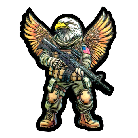 Battle Eagle PVC Morale Patch - Tactical Outfitters