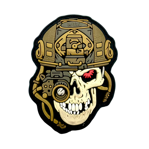 Night Stalker Skull PVC Morale Patch - Tactical Outfitters