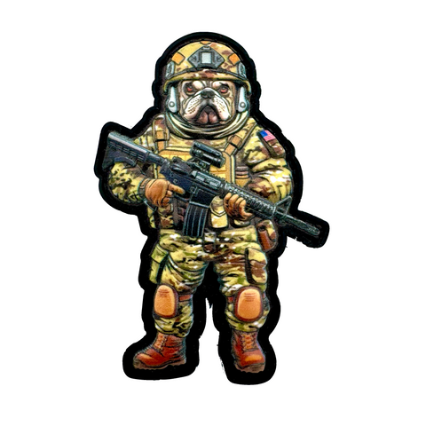 Battle Bulldog PVC Morale Patch - Tactical Outfitters