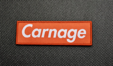CARNAGE WOVEN MORALE PATCH - Tactical Outfitters