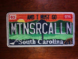 MOUNTAINS ARE CALLING LICENSE PLATE MORALE PATCHES - Tactical Outfitters