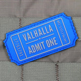 Valhalla Admit One PVC Morale Patch - Tactical Outfitters