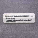 PRESIDENTIAL ALERT - PURGE - PVC MORALE PATCH - Tactical Outfitters