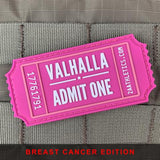 Valhalla Admit One PVC Morale Patch - Tactical Outfitters