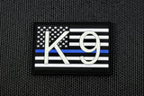 K9 US FLAG 3D PVC MORALE PATCH - Tactical Outfitters