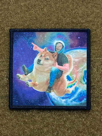 Doge To The Moon Morale Patch - Tactical Outfitters