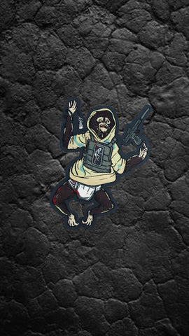 Pre-Order: Ed’s Manifesto - Sneakreaper Industries - “El Mono Sicario” Die Cut Morale Patch - Tactical Outfitters
